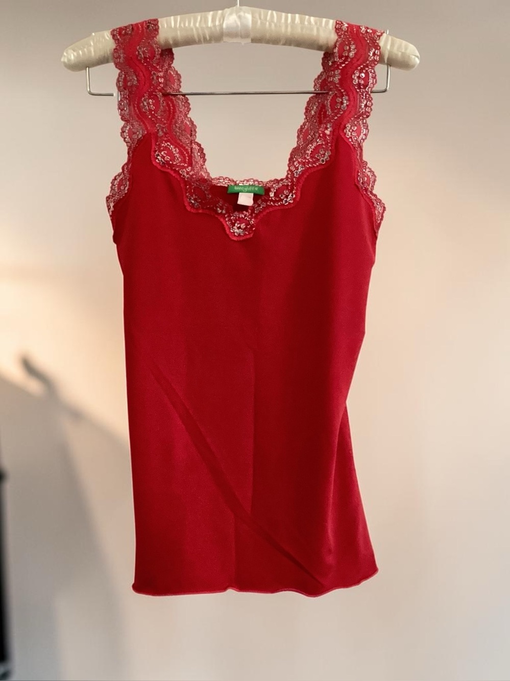 Honeydew Intimates MED NWOT Red Lace Cami & Cheeky Panty Set